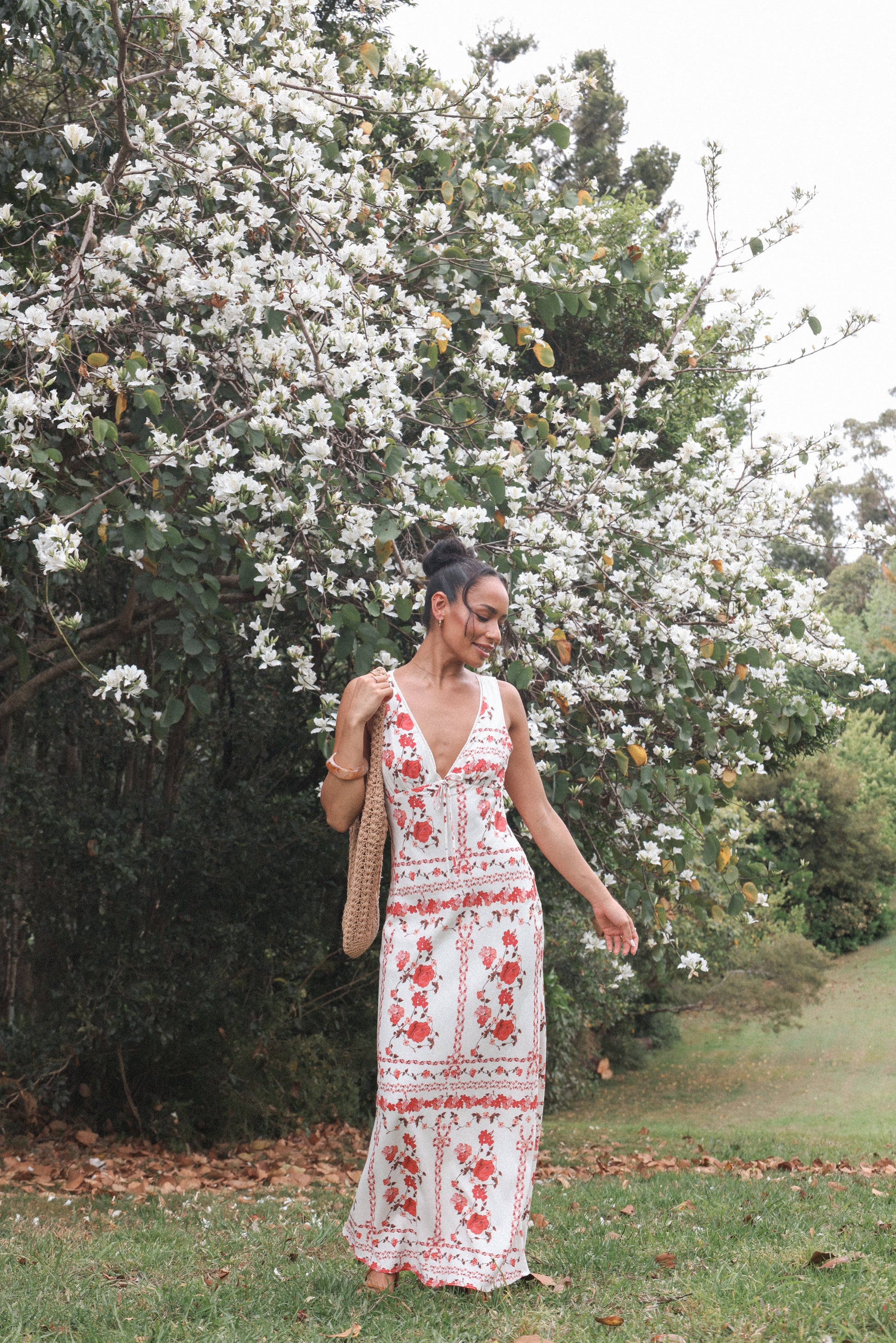 Robe de demoiselle d'honneur longue – Rose - Valerelle