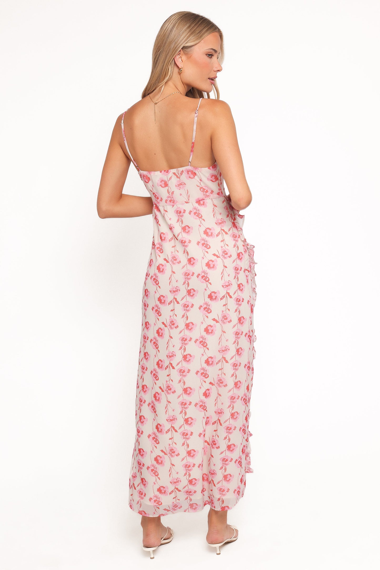 Robe d'invitée de mariage longue – Imprimé floral - vue 4 - Valerelle