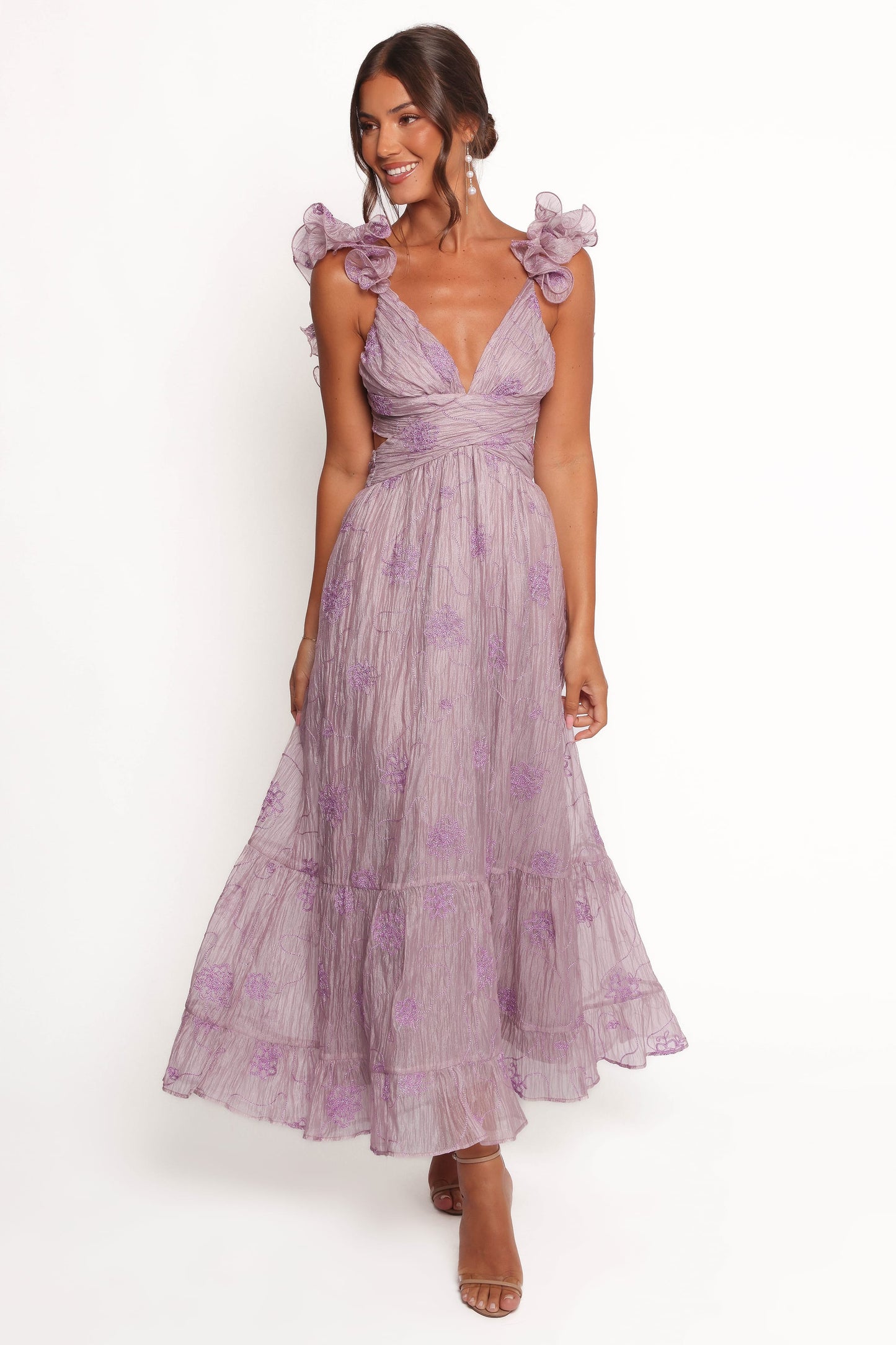 Robe de soirée longue – Lilas - Valerelle