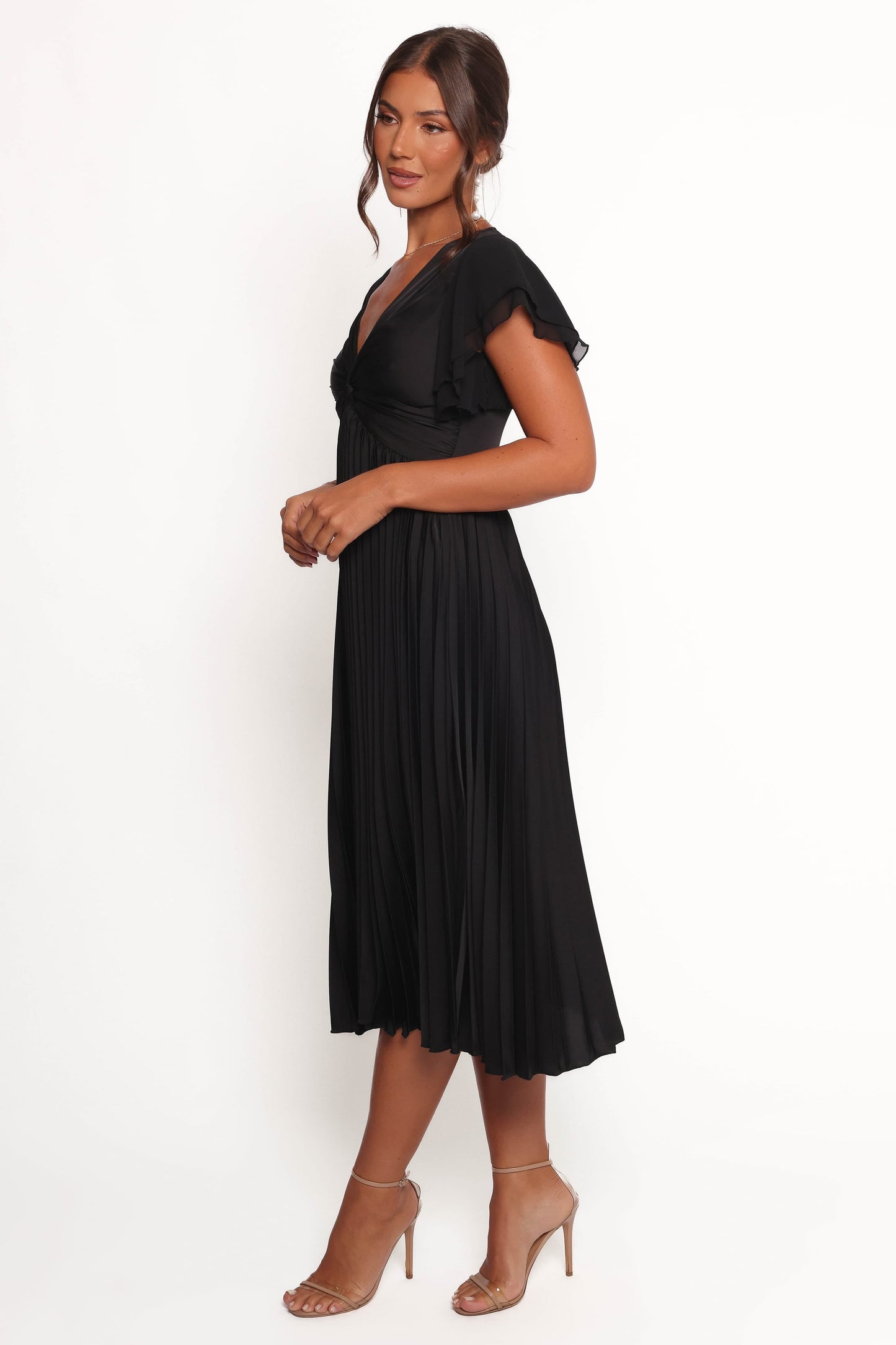 Robe de soirée midi – Noir - vue 4 - Valerelle