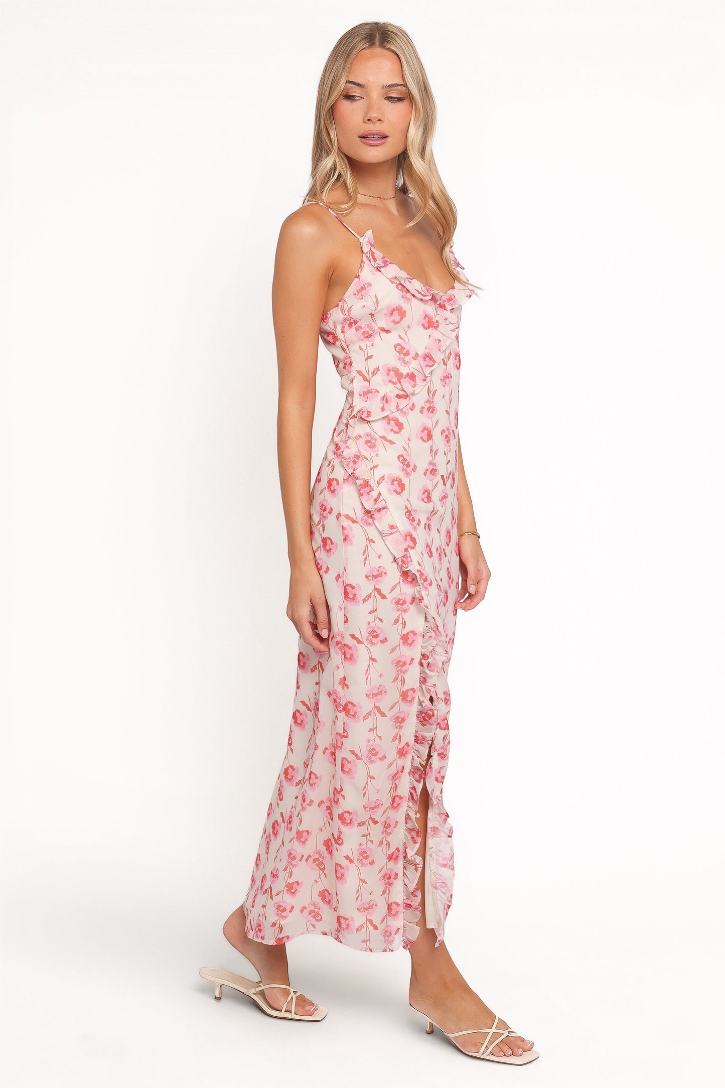 Robe d'invitée de mariage longue – Imprimé floral - vue 3 - Valerelle
